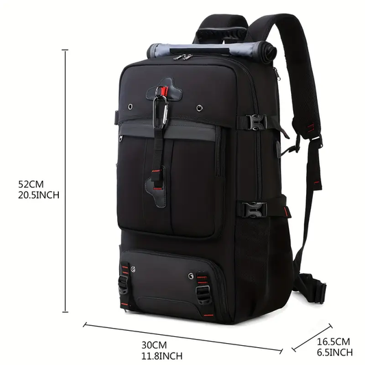Travel Backpack for Men and Women, Large Carry-On Bag with Shoe Compartment Approved by Airlines, 17-Inch Laptop Backpack, Business Work Gym Weekend Pack